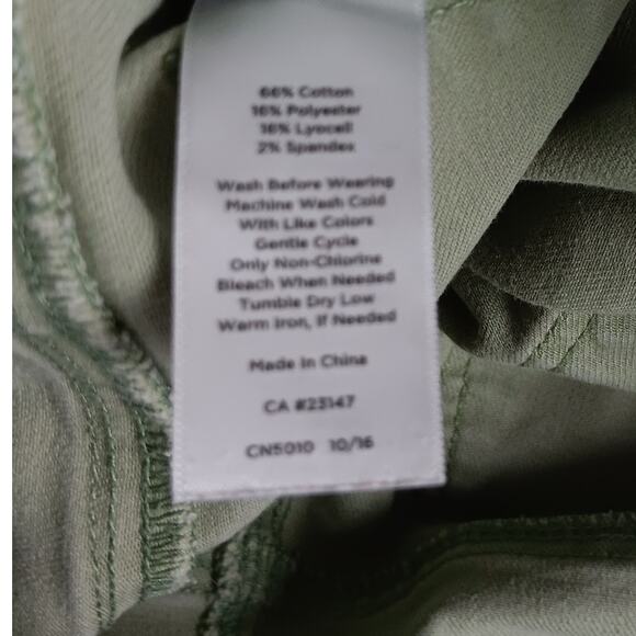 Talbots Flawless Jeans Womens 4 30X27 Light Lime Green Skinny Stretch 5 Pocket - Picture 6 of 12